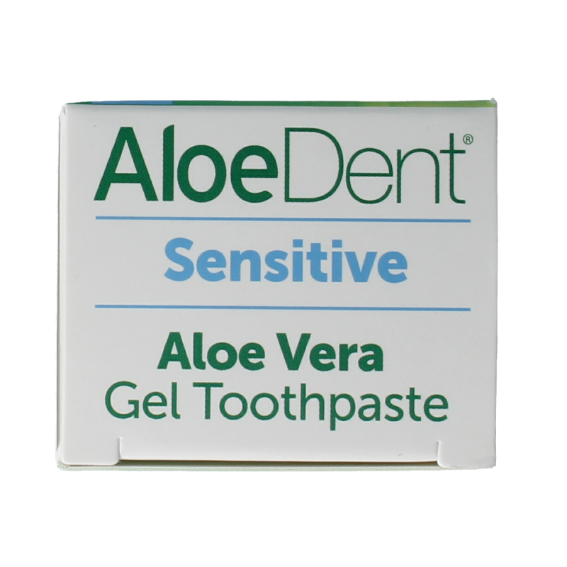 Aloe Dent Tandpasta aloe vera sensitive fluor free 100 Milliliter