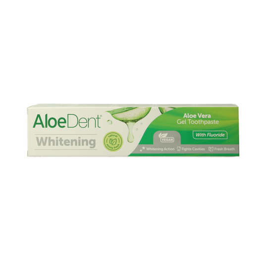 Aloe Dent Tandpasta aloe vera whitening with fluor 100 Milliliter