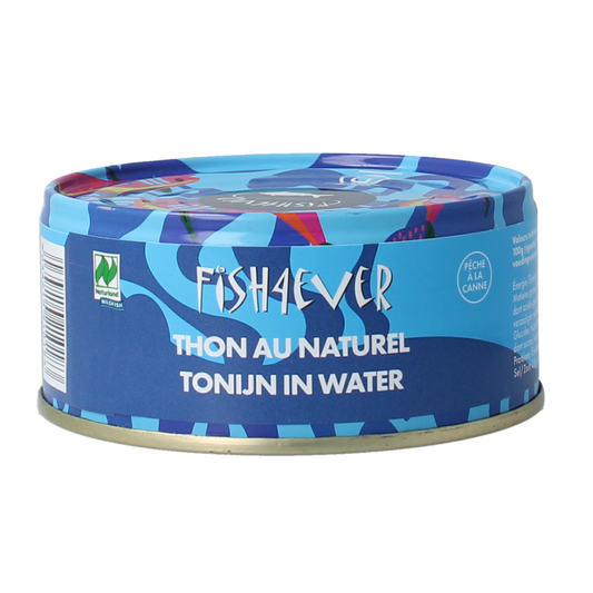 Fish 4 Ever Tonijnstukken in water 160.00 Gram