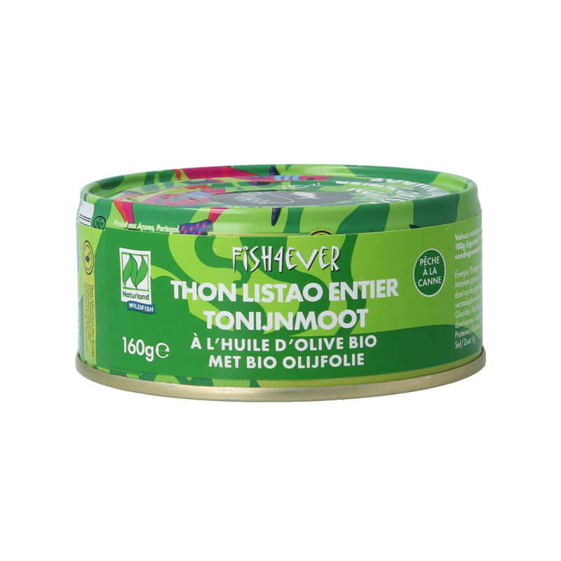 Fish 4 Ever Tonijnmoot in olijfolie 160 Gram
