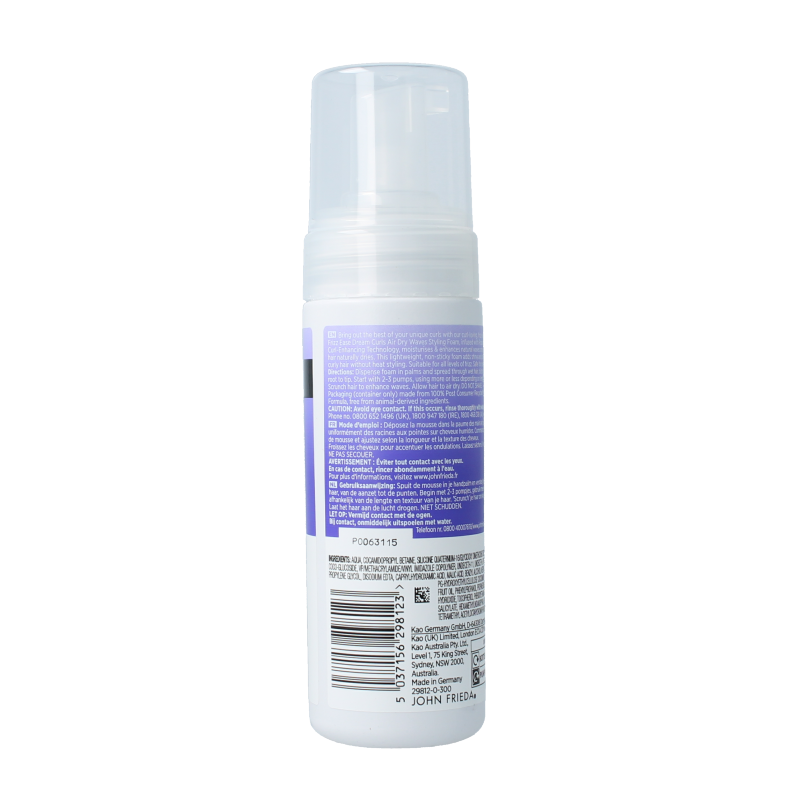 John Frieda Dream curls styling foam air dry waves 150 Milliliter