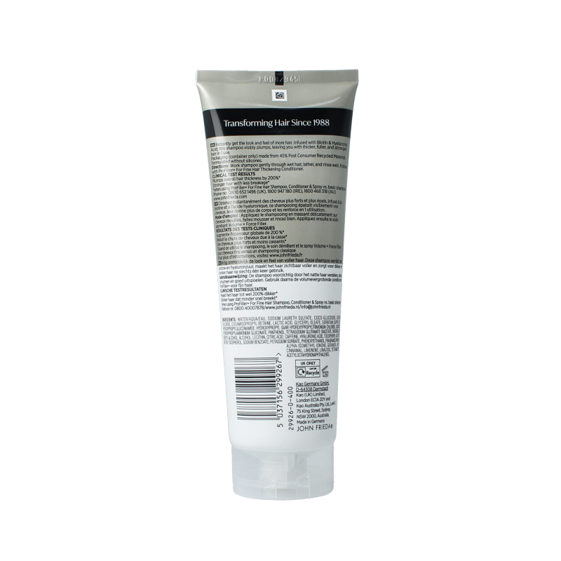 John Frieda Profiller+ shampoo 250 Milliliter
