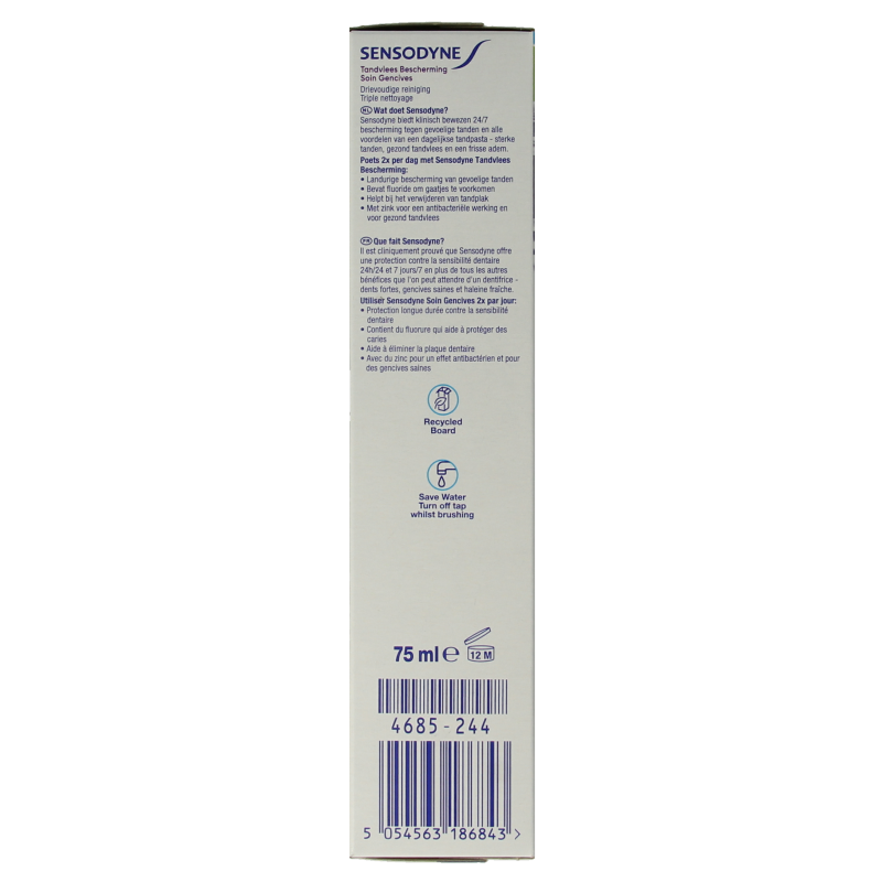 Sensodyne Tandpasta tandvleesbescherming 75.00 Milliliter