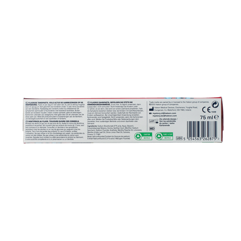 Parodontax Tandpasta active gum repair fresh mint 75 Milliliter