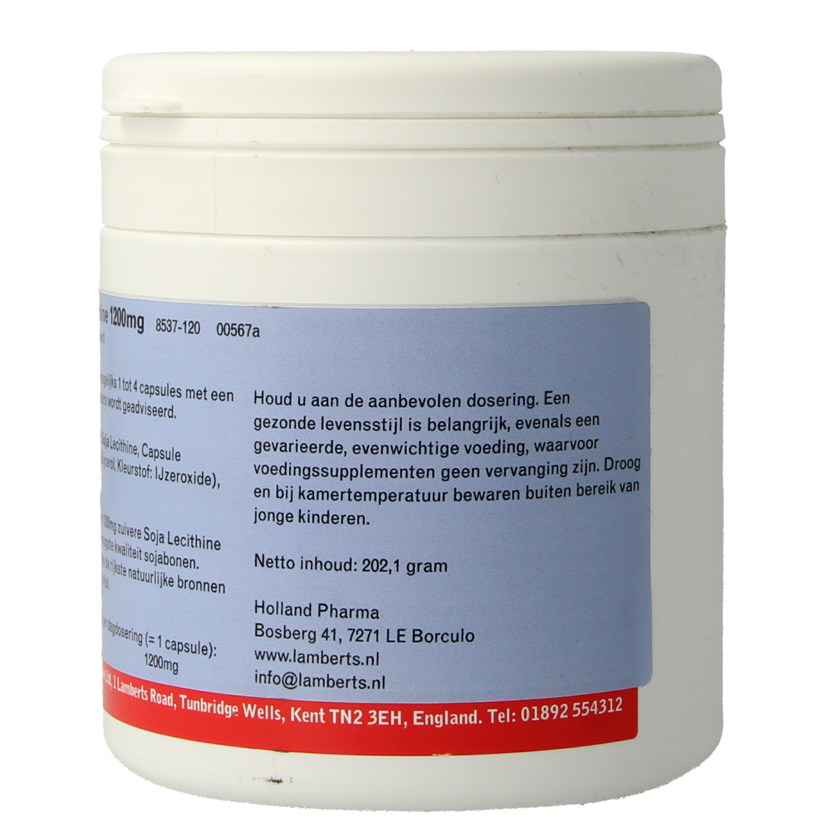 Lamberts Lecithine 1200mg 120.00 Capsules