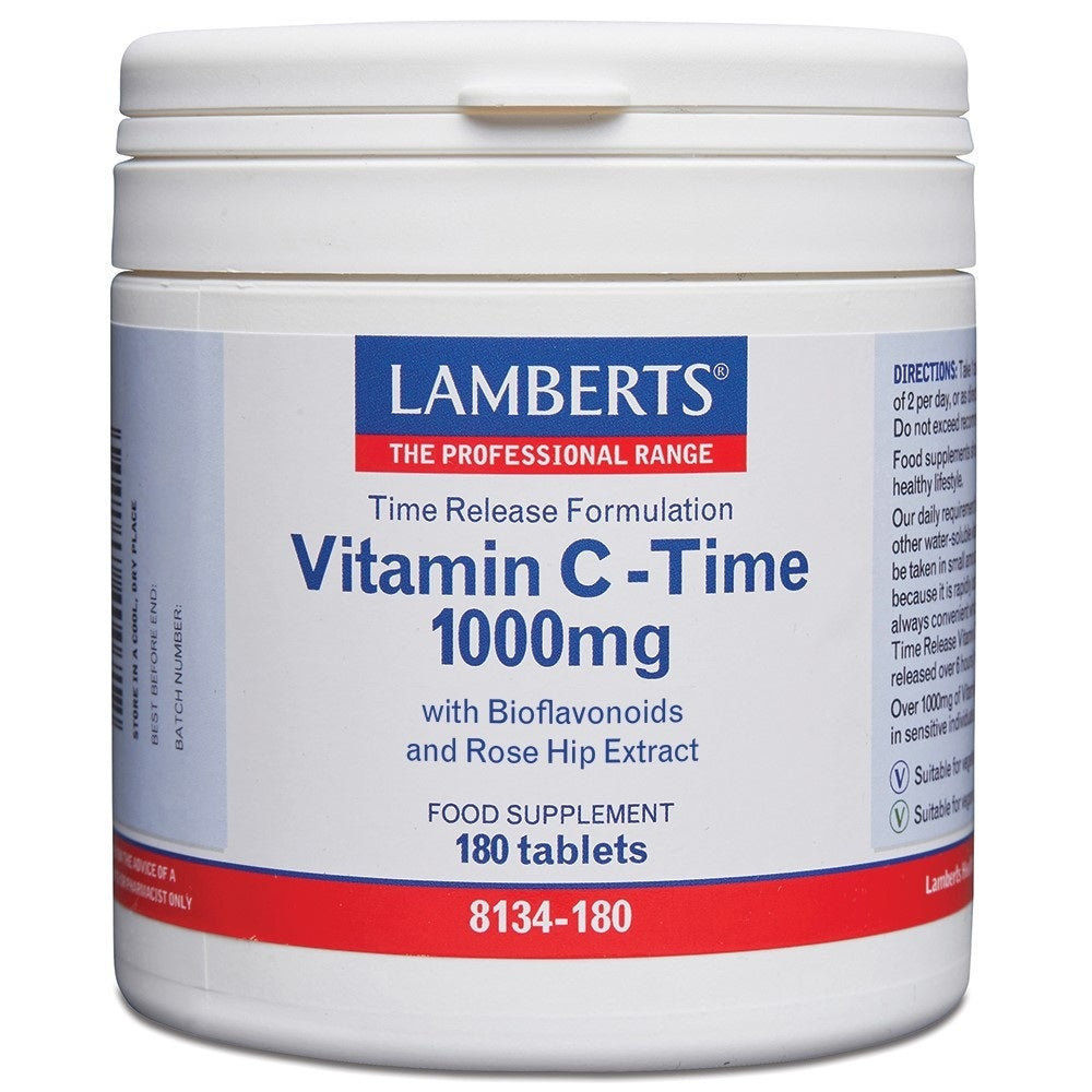 Lamberts Vitamine C 1000mg & bioflavonoiden time release 180.00 Tabletten