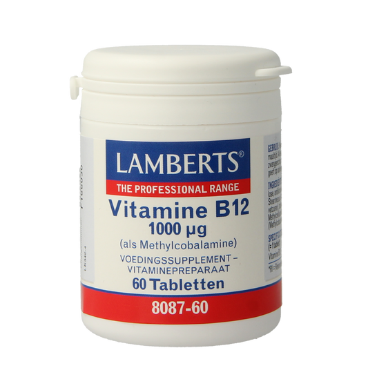 Lamberts Vitamine B12 1000mcg (methylcobalamine) 60.00 Tabletten