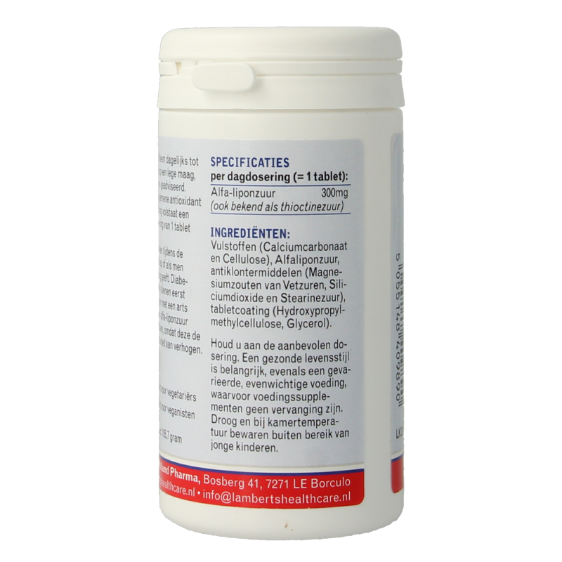 Lamberts Alfa liponzuur 300mg 90 Tabletten