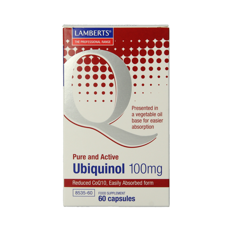Lamberts Co enzym Q10 100mg (Ubiquinol) 60 Capsules