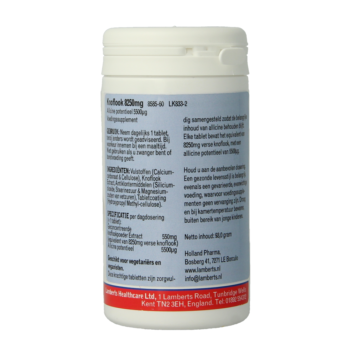 Lamberts Knoflook (garlic) 8250mg 60.00 Tabletten