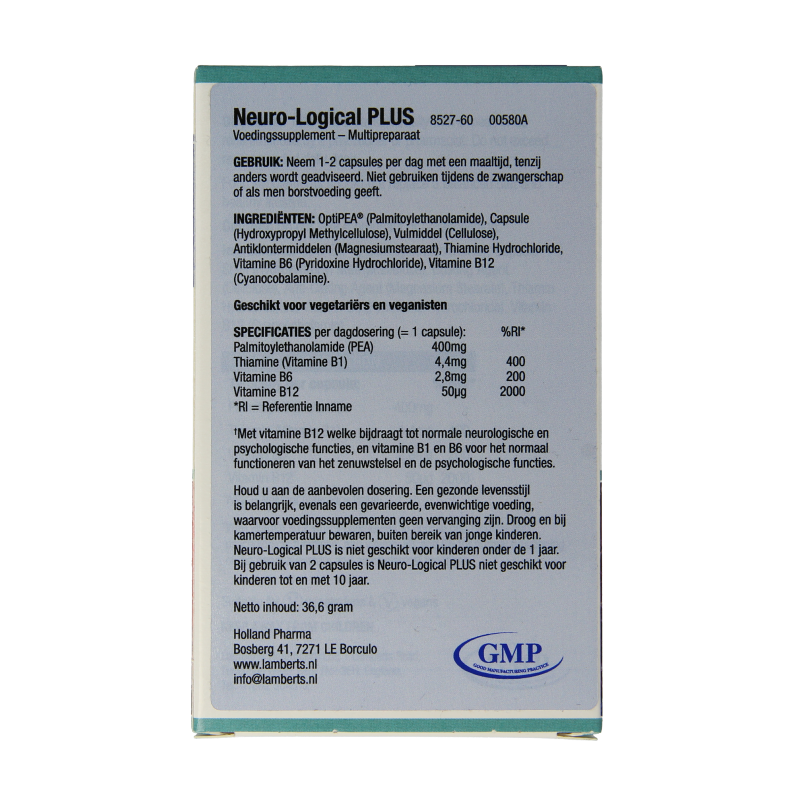 Lamberts Neuro-logical (PEA) plus 60 Capsules