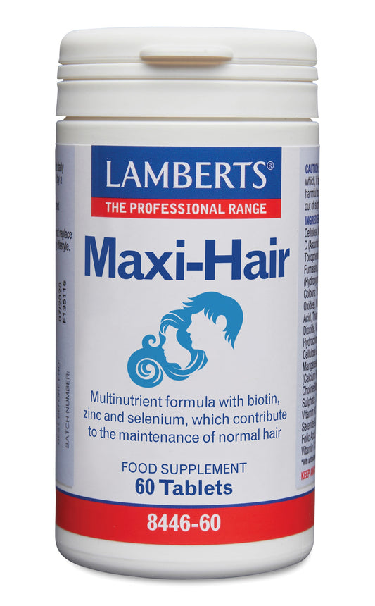 Lamberts Maxi-Hair multi met biotine, zink en selenium 60.00 Tabletten