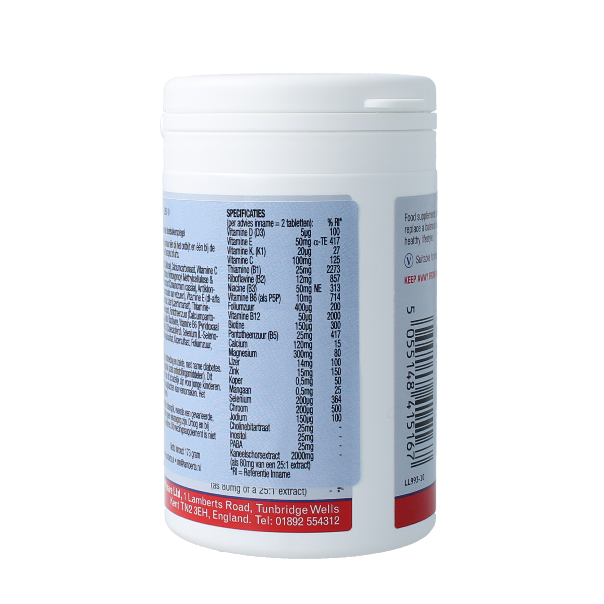Lamberts Multi guard sugar control 120.00 Tabletten