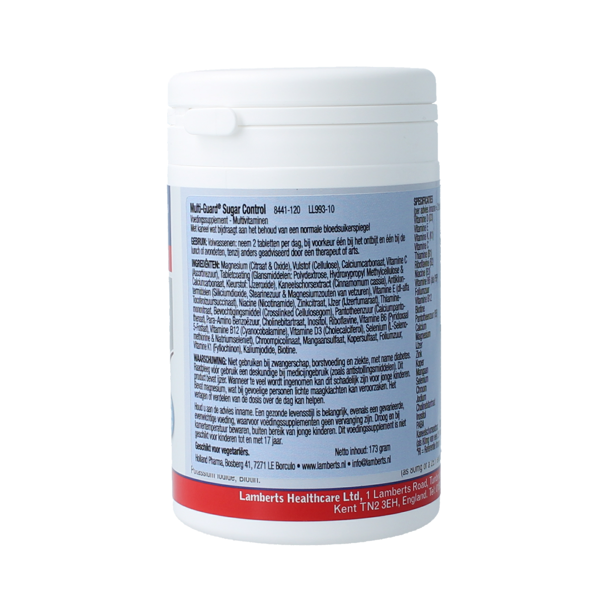 Lamberts Multi guard sugar control 120.00 Tabletten
