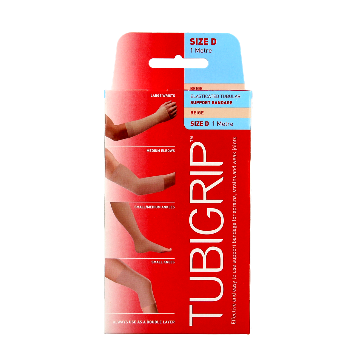 Tubigrip Elastisch buisverband D beige 1546 1.00 Stuks