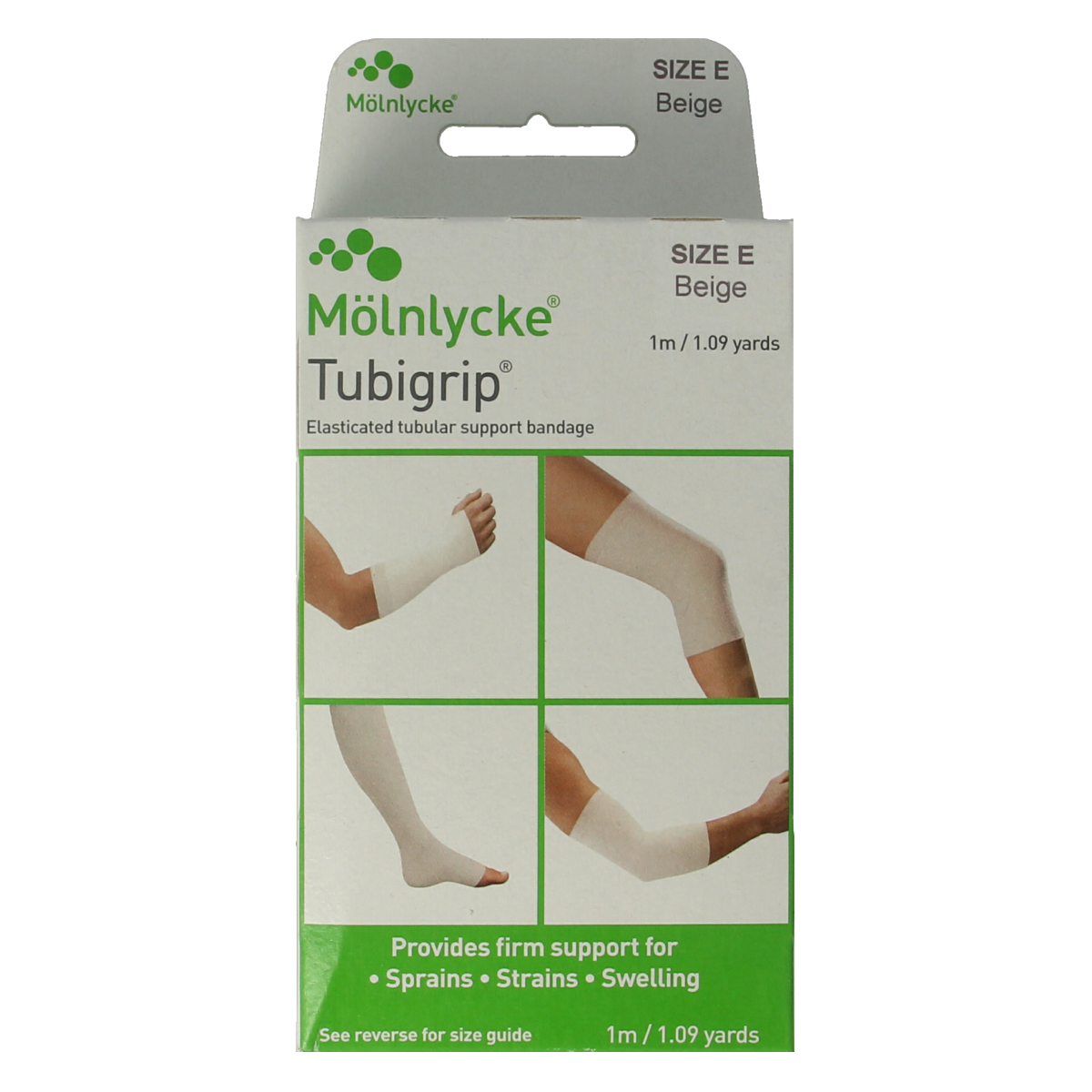 Tubigrip Elastisch buisverband E huid 1547 1.00 Stuks