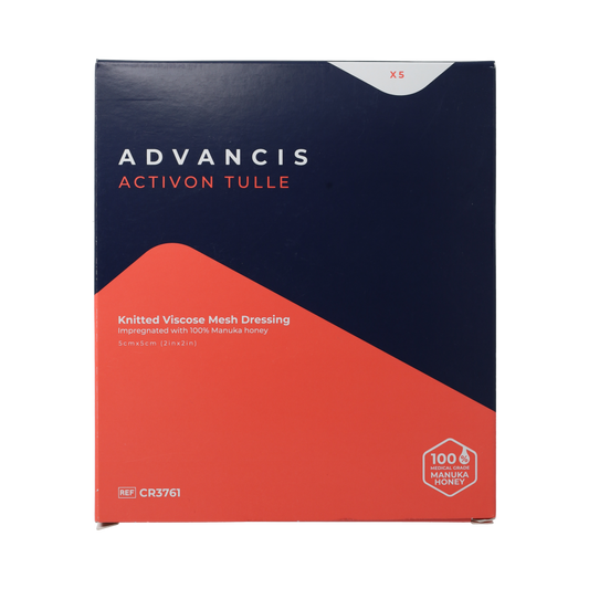 Advancis Activon Manuka Tulle 5x5cm BOX5 pcs 5.00 Stuks