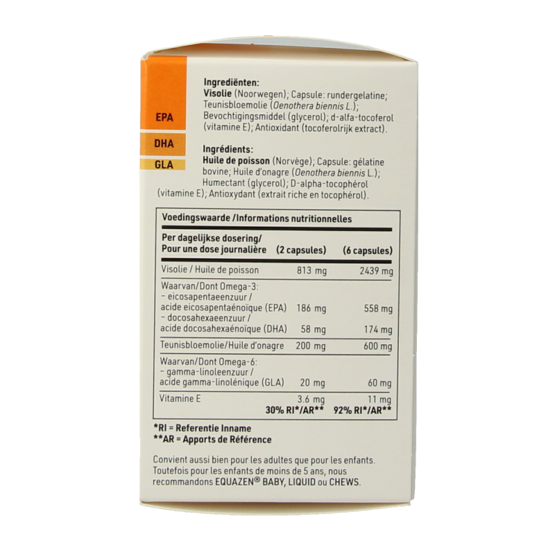 SFI Health  Equazen capsules omega 3- & 6-vetzuren 60 Capsules