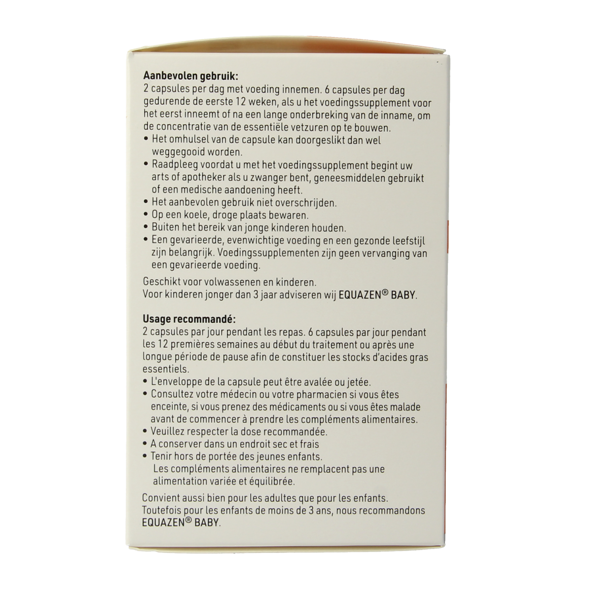 SFI Health  Equazen chews omega 3- & 6-vetzuren 180.00 Capsules