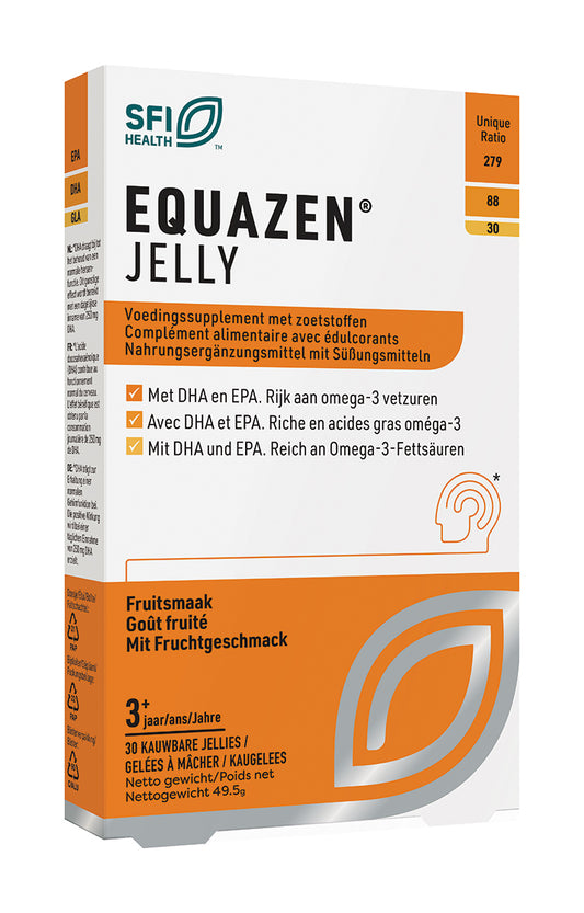 Equazen Equazen Jelly omega 3- & 6-vetzuren 30.00 Stuks