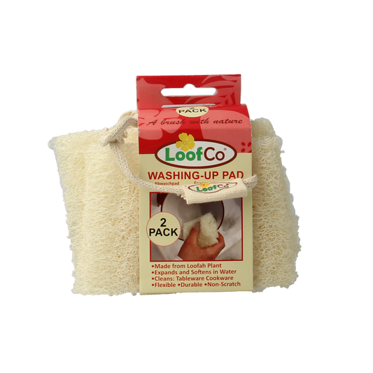 Loofco Afwas spons loofah bio 2.00 Stuks