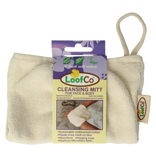 Loofco Washandje ongebleekt katoen bio 1.00 Stuks