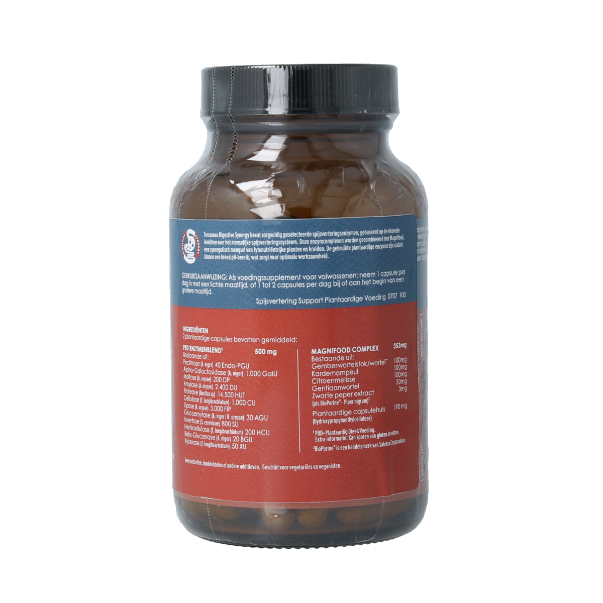Terranova Spijsvertering plantaardige voeding 100.00 Vegetarische capsules