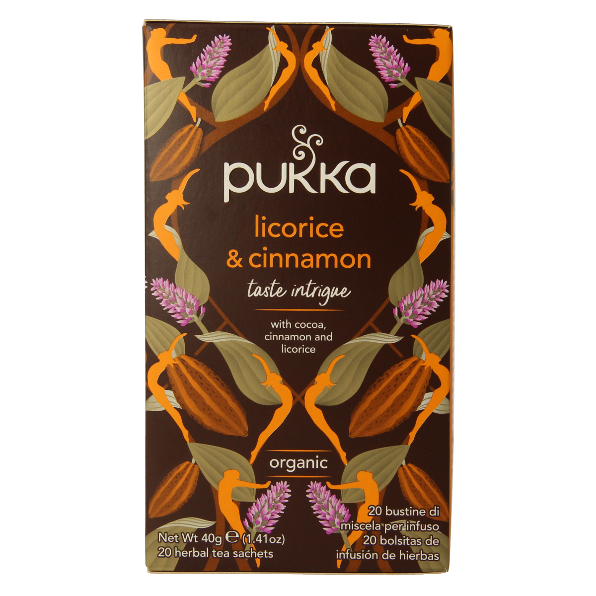 Pukka Licorice & cinnamon thee bio 20.00 Zakjes