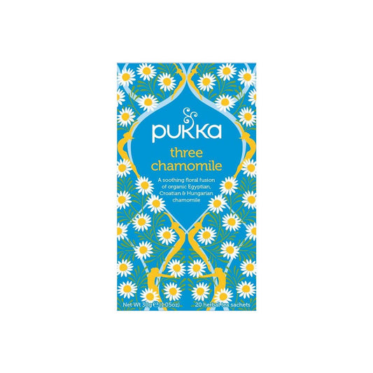 Pukka Three chamomile bio  20.00 Zakjes