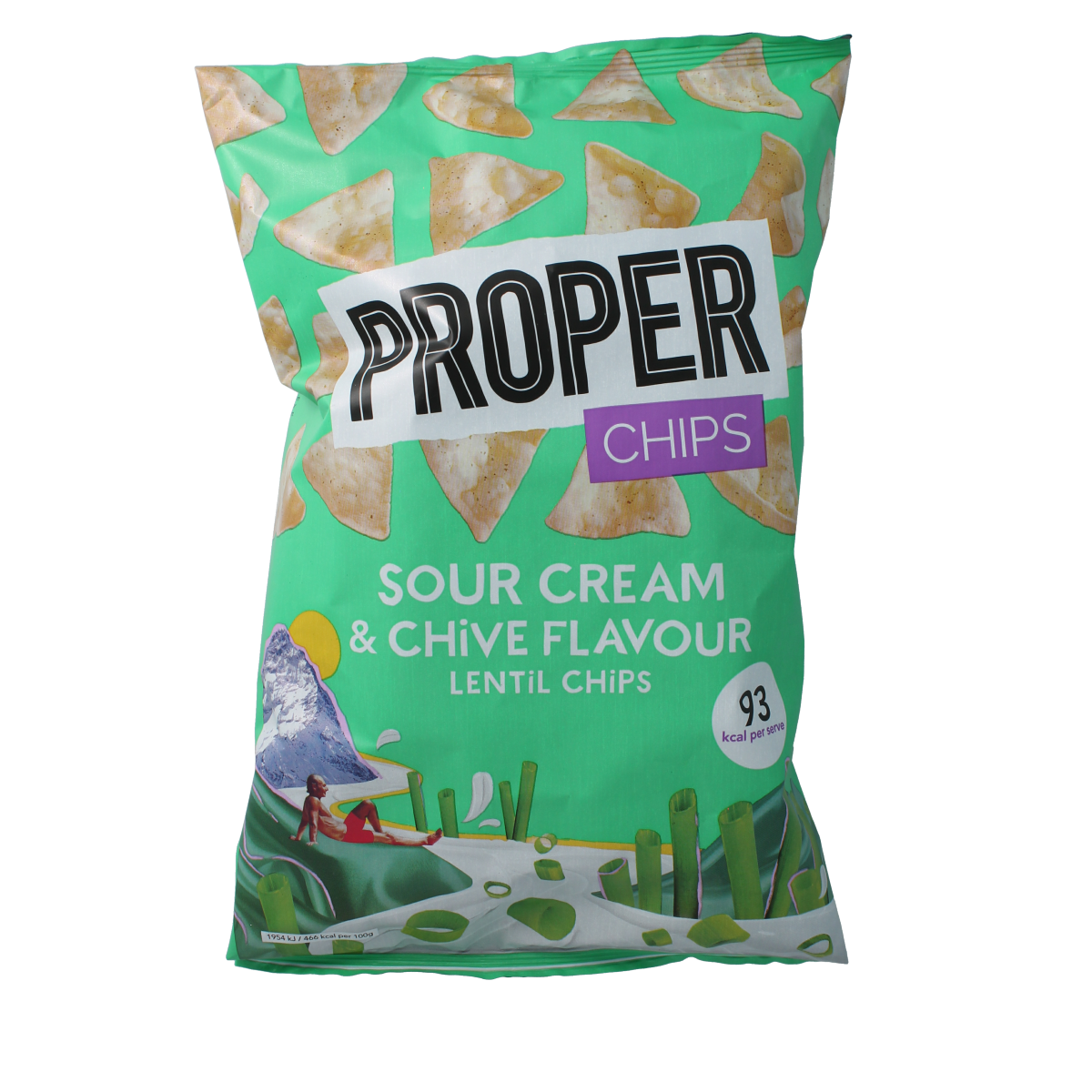 Proper Chips Op=Op Chips sour cream & chive flavour 85.00 Gram