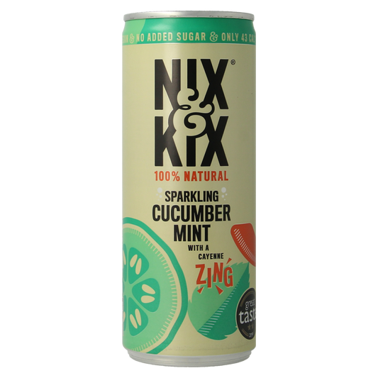 Nix & Kix Cucumber mint blikje 250.00 Milliliter