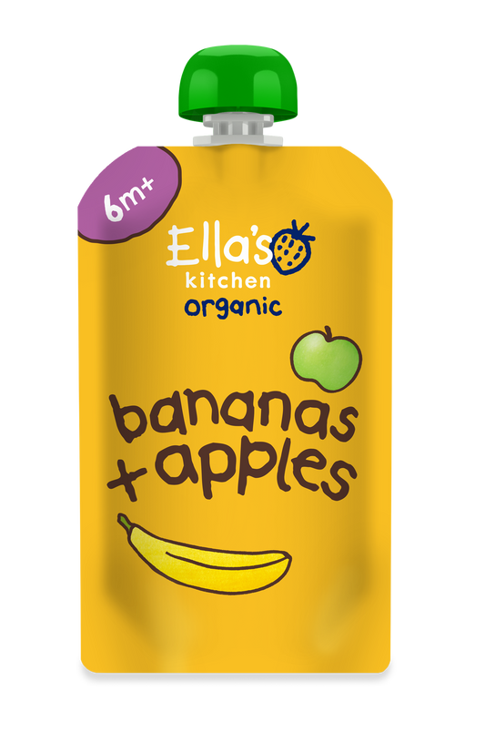 Ella's Kitchen Bananen + appels 6+ bio 120.00 Gram