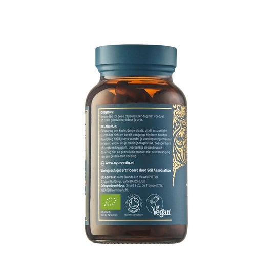 Ayurvediq Biologische Kurkuma 120.00 Vegetarische capsules