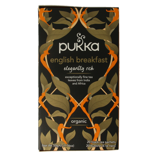 Pukka English breakfast bio 20 Zakjes