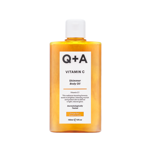 Q+A Vitamin C Shimmer Body Oil 150.00 Milliliter