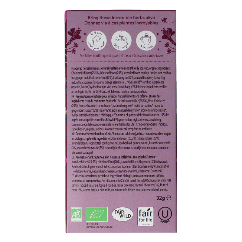 Pukka Night time berry bio 20 Zakjes