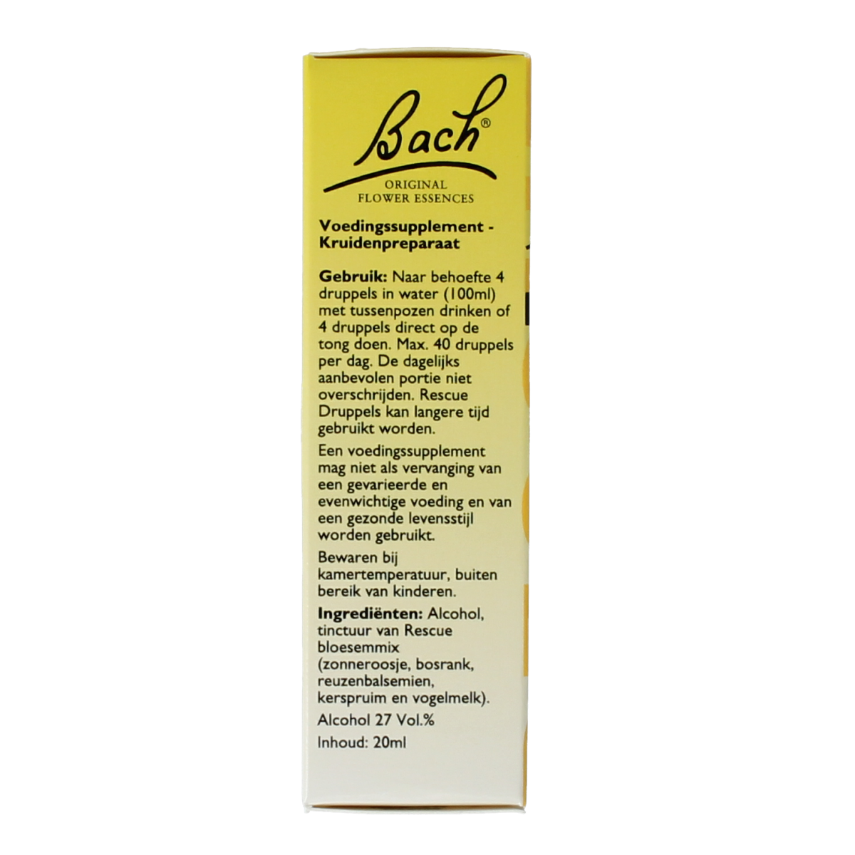 Bach Rescue Rescue druppels 20.00 Milliliter