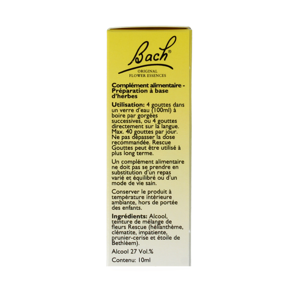 Bach Rescue Rescue druppels 10.00 Milliliter