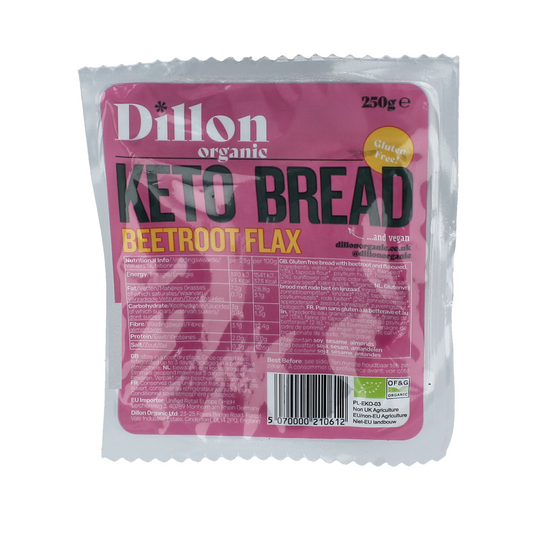 Dillon Organic Keto brood beetroot flax seeds bio demeter 250.00 Gram