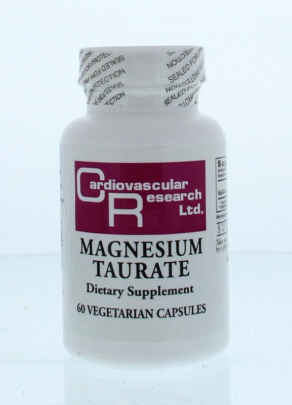 Cardio Vasc Res Magnesium capsules in a bottle, dietary mineral supplement for cardiovascular health.