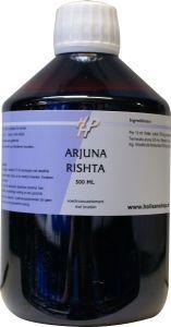 Holisan Arjuna rishta herbal supplement in 500ml bottle, part of Holisan kruidenpreparaten collection, shown in the image.