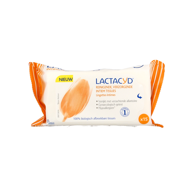 Lactacyd Tissues verzorgend 15 Stuks