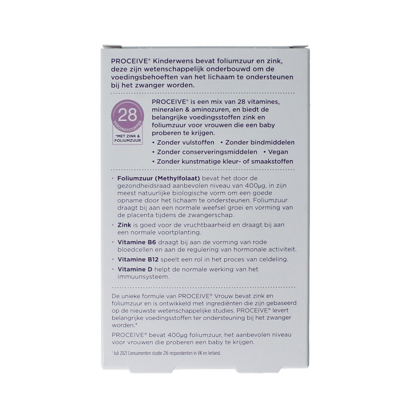 Proceive Kinderwens vrouw 60 Capsules