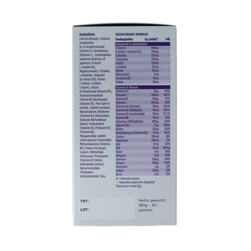 Proceive Kinderwens Max vrouw multivitamine sachets, 30 stuks, dietary supplement for women trying to conceive.