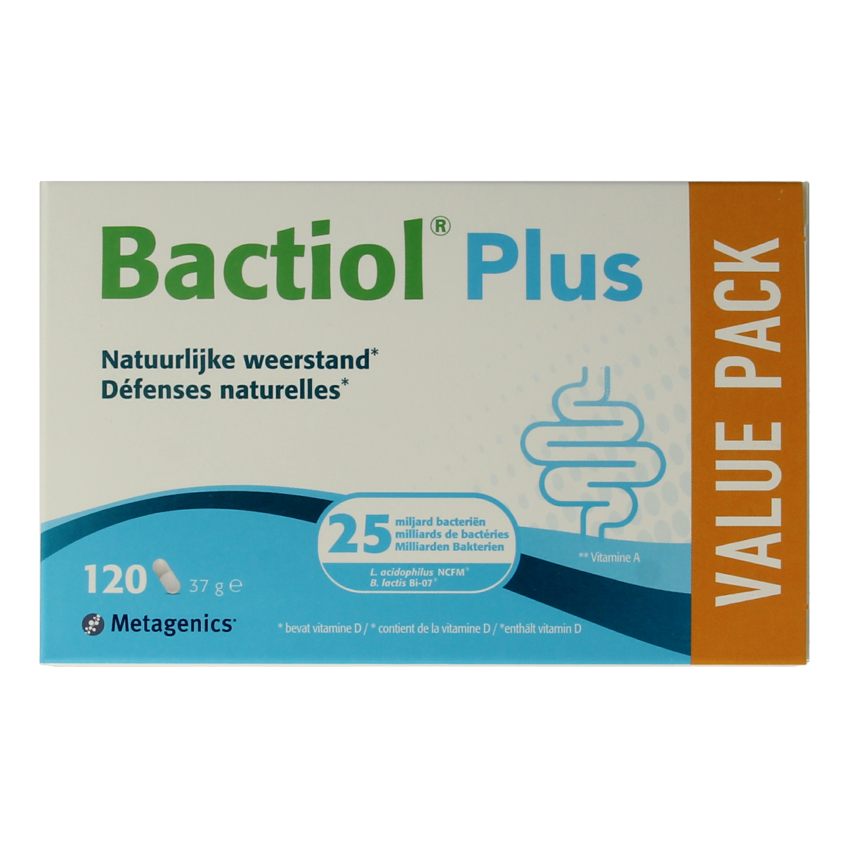 Metagenics Bactiol plus 120.00 Capsules