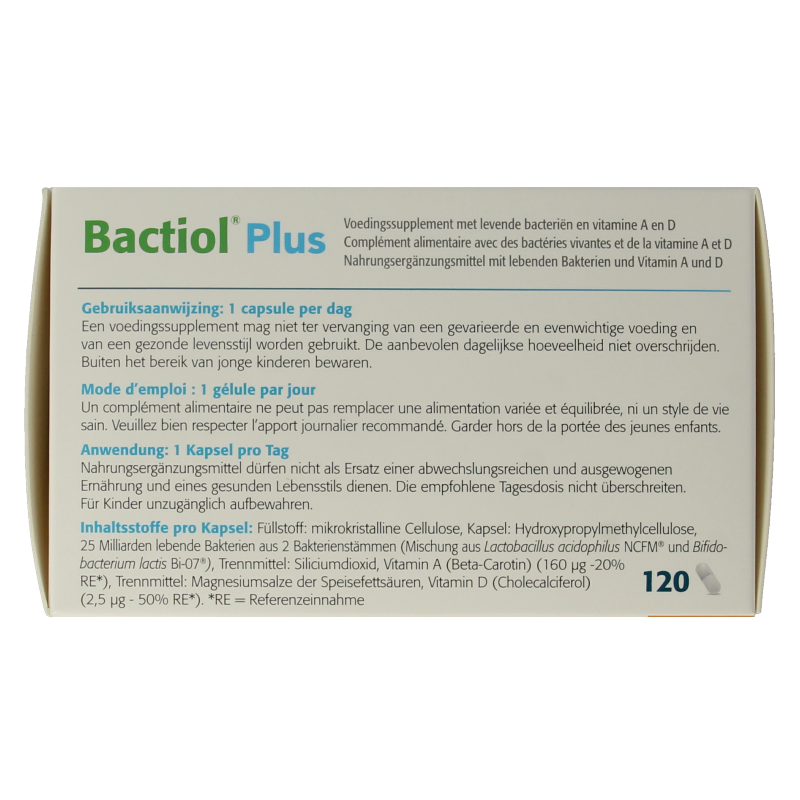 Metagenics Bactiol plus 120 Capsules