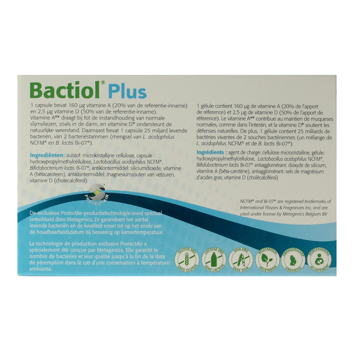 Metagenics Bactiol plus 120.00 Capsules