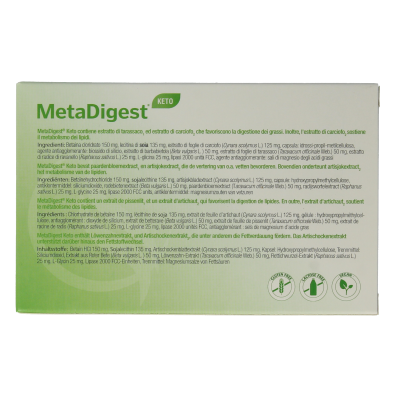 Metagenics Metadigest keto 30 Capsules