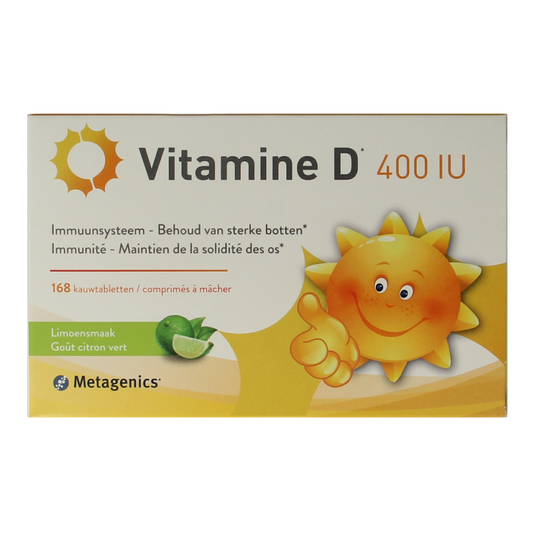 Metagenics Vitamine D 400IU NFD 168.00 Kauwtabletten