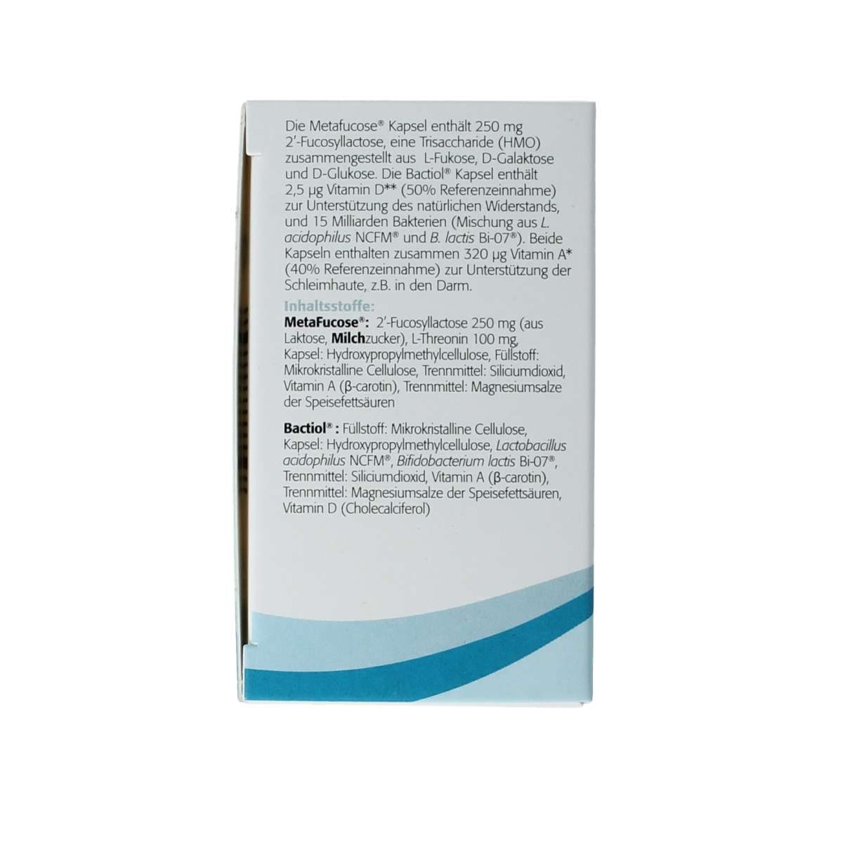 Metagenics Bactiol HMO fucose 4x15 capsules 60.00 Capsules